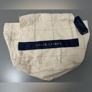 Ralph Lauren Sand Textured Bag NWT